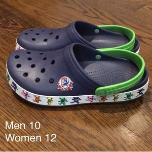 M GRATEFUL DEAD CROCS 50th ANNIVERSARY M10 W12